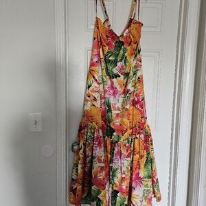 Tropical Floral Sundress